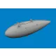 Eduard Accessories P-40 52gal drop tank PRINT  EDUARD - P-40 52gal póttartály – 3D nyomtatott
