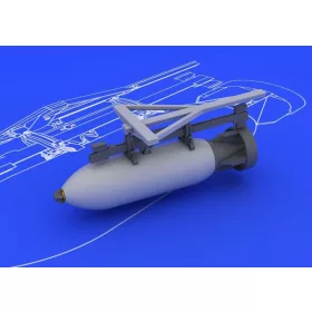   Eduard Accessories Spitfire 500lb bomb set for Eduard - 500 fontos bombakészlet
