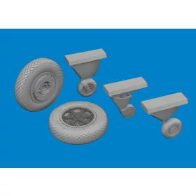  Eduard Accessories F4F-4 wheels late  ACADEMY - kerékkészlet