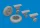 Eduard Accessories F4F-4 wheels late  ACADEMY - kerékkészlet