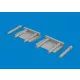 Eduard Accessories F4F-4 gun barrels PRINT  ACADEMY - 3D nyomtatott fegyvercsövek