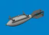 Eduard Accessories A6M5/7 500kg bomb PRINT  EDUARD - A6M5/7 500kg bomba – bombafegyverzet-készlet