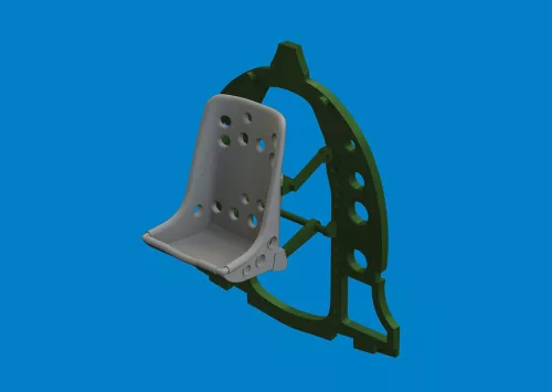 Eduard Accessories A6M5 seat PRINT  EDUARD - 3D nyomtatott ülés
