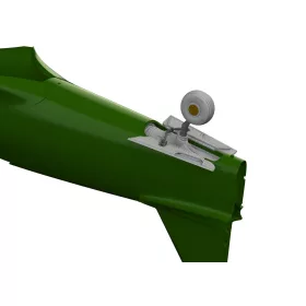   Eduard Accessories P-40E tail wheel bay PRINT  EDUARD - farokfutó-akna – 3D nyomtatott részletező készlet