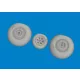 Eduard Accessories B-26G wheels  ICM - kerékkészlet