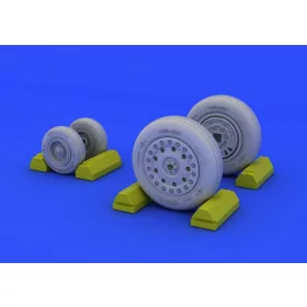   Eduard Accessories F-4B/N wheels for Academy - kerékkészlet