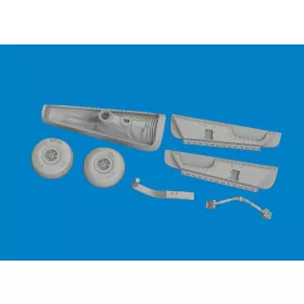   Eduard Accessories P-40N tail wheel bay PRINT 1/48 for Eduard - farokfutó-akna – 3D nyomtatott részletező készlet