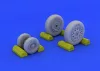 Eduard Accessories F-4B/N wheels for Academy - kerékkészlet
