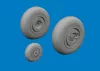 Eduard Accessories Hs 129B wheels for Takom - kerékkészlet