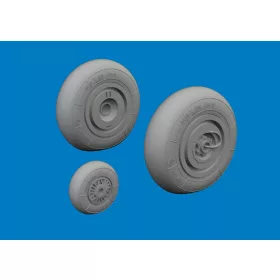 Eduard Accessories Hs 129B wheels for Takom - kerékkészlet
