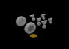 Eduard Accessories Spitfire wheels - 4 spoke for Eduard - kerékkészlet
