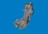 Eduard Accessories MiG-21F ejection seat w/ integral seat belts PRINT for Eduard - 3D nyomtatott katapultülés integrált biztonsági övekkel