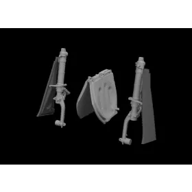   Eduard Accessories P-51D undercarriage legs PRINT for Eduard - futómű-részletező készlet
