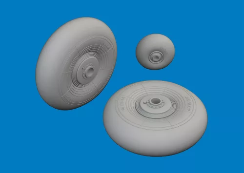 Eduard Accessories Beaufighter Mk.VI wheels for Revell - kerékkészlet