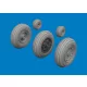 Eduard Accessories Harrier wheels for Uma Models - kerékkészlet