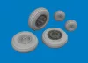 Eduard Accessories Harrier wheels for Uma Models - kerékkészlet