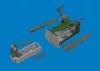 Eduard Accessories Jaguar wheel bays & undercarriage legs PRINT for Airfix - futóműakna-részletező készlet