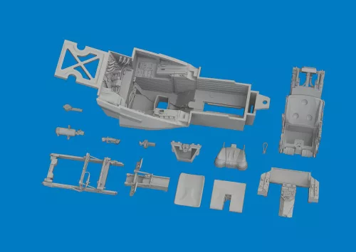 Eduard Accessories F-35C cockpit PRINT for Tamiya - cockpitkészlet