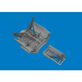   Eduard Accessories F-16C wheel bays & legs standard PRINT for Tamiya - futóműakna-részletező készlet
