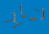 Eduard Accessories MiG-21F undercarriage legs PRINT for Eduard - futómű-részletező készlet