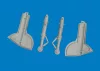 Eduard Accessories Spitfire Mk.IX/XVI undercarriage legs PRINT for Eduard - futómű-részletező készlet