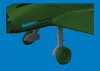 Eduard Accessories Bf 109G undercarriage legs PRINT for Eduard - futómű-részletező készlet