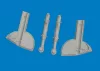 Eduard Accessories Spitfire Mk.I/II/Va/Vb undercarriage legs PRINT for Eduard - futómű-részletező készlet