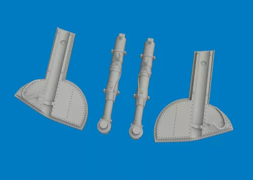 Eduard Accessories Spitfire Mk.I/II/Va/Vb undercarriage legs PRINT for Eduard - futómű-részletező készlet