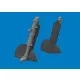 Eduard Accessories Spitfire Mk.Vc undercarriage legs PRINT for Eduard - futómű-részletező készlet