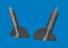 Eduard Accessories Spitfire Mk.Vc undercarriage legs PRINT for Eduard - futómű-részletező készlet