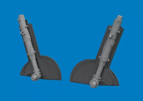 Eduard Accessories Spitfire Mk.Vc undercarriage legs PRINT for Eduard - futómű-részletező készlet