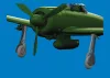 Eduard Accessories A6M undercarriage legs PRINT for Eduard - futómű-részletező készlet
