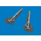 Eduard Accessories Fw 190A-8 undercarriage legs PRINT for Eduard - futómű-részletező készlet