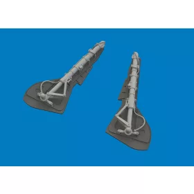   Eduard Accessories Fw 190A-8/R2 undercarriage legs PRINT for Eduard - futómű-részletező készlet