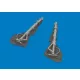 Eduard Accessories Fw 190A-8/R2 undercarriage legs PRINT for Eduard - futómű-részletező készlet