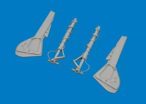 Eduard Accessories Fw 190A-8/R2 undercarriage legs PRINT for Eduard - futómű-részletező készlet