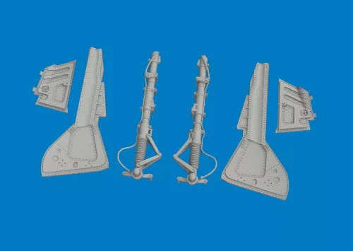 Eduard Accessories Fw 190A-3/A-4 undercarriage legs PRINT for Eduard - futómű-részletező készlet