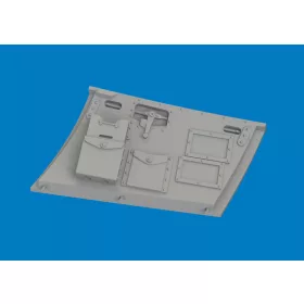   Eduard Accessories Hurricane Mk.I cockpit door PRINT for Arma Hobby - Hurricane Mk.I – 3D nyomtatott cockpitajtó, Arma Hobby maketthez