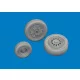 Eduard Accessories F-16I SUFA wheels 1/48 for Great Wall Hobby - kerékkészlet