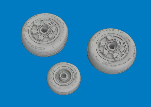 Eduard Accessories F-16I SUFA wheels 1/48 for Great Wall Hobby - kerékkészlet