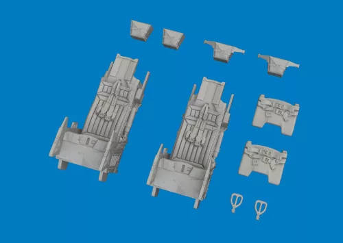 Eduard Accessories F-16I SUFA ejection seats PRINT 1/48 for Great Wall Hobby - 3D nyomtatott katapultülések