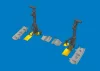 Eduard Accessories P-40K undercarriage legs PRINT for Eduard - futómű-részletező készlet