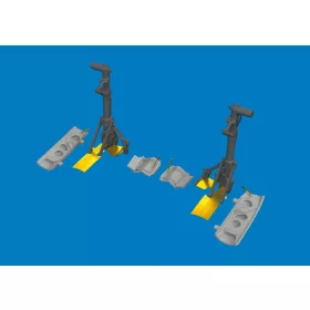   Eduard Accessories P-40K undercarriage legs PRINT for Eduard - futómű-részletező készlet