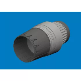   Eduard Accessories F-16I SUFA exhaust nozzle PRINT 1/48 for Great Wall Hobby - 3D nyomtatott hajtómű-fúvócső