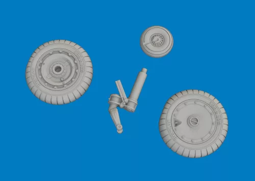 Eduard Accessories Fw 190D-9 wheels for Miniart - kerékkészlet