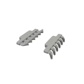   Eduard Accessories Spitfire Mk.IX exhaust stacks fishtail PRINT for Airfix - 3D nyomtatott halfarok típusú kipufogócsonkok