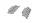 Eduard Accessories Spitfire Mk.IX exhaust stacks rounded PRINT for Airfix - 3D nyomtatott kipufogócsonkok
