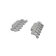 Eduard Accessories Spitfire Mk.IX exhaust stacks rounded PRINT for Airfix - 3D nyomtatott kipufogócsonkok
