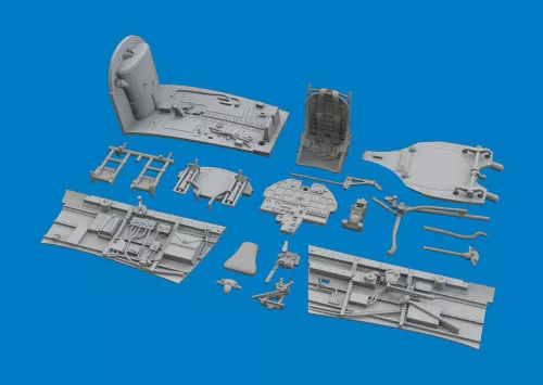 Eduard Accessories P-40K cockpit PRINT for Eduard - cockpitkészlet