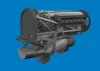 Eduard Accessories P-40K engine PRINT for Eduard - 3D nyomtatott motorkészlet